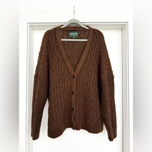 American Eagle Cable Knit Cardigan